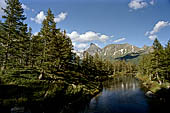 Alpe Veglia - il lago superiore delle Streghe e le Torri di Veglia. 